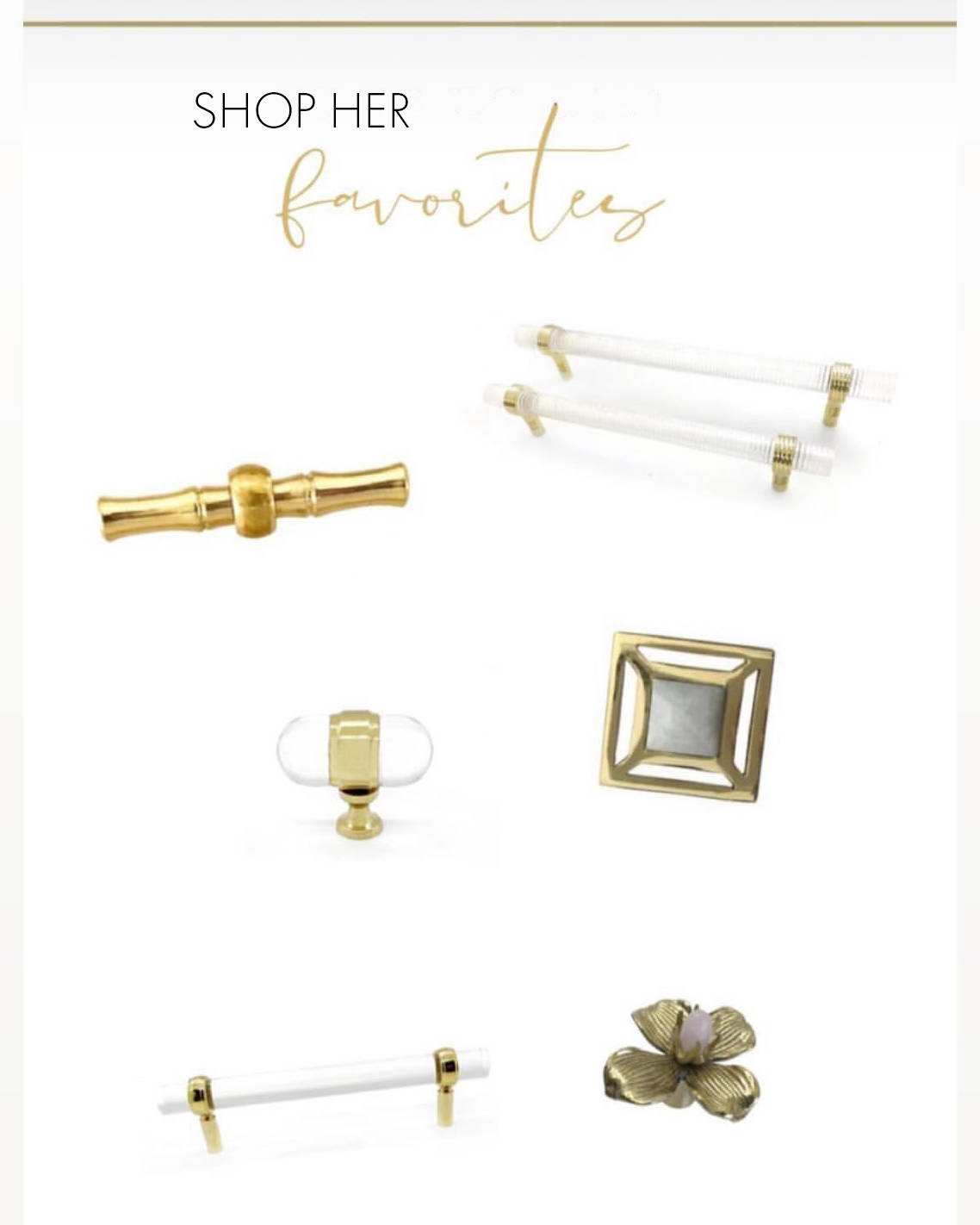 Shop Charlotte Lucas' Favorite Modern Matter Hardware