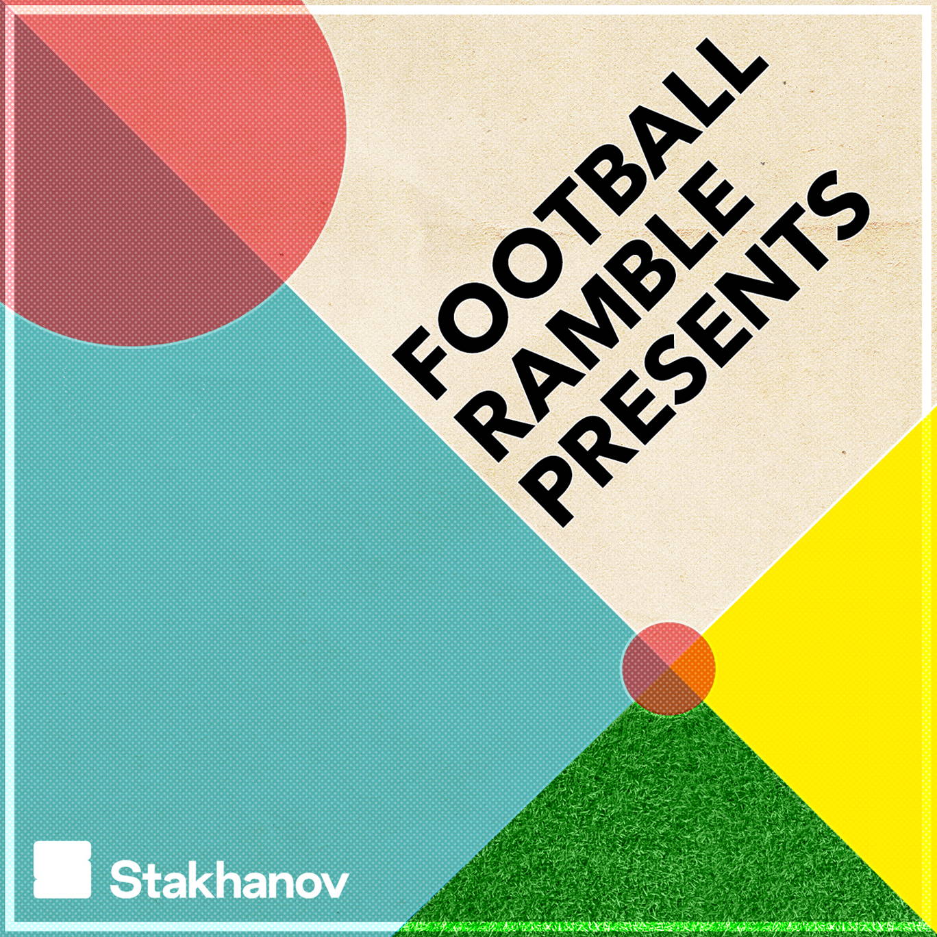 The artwork for the Football Ramble Presents podcast.
