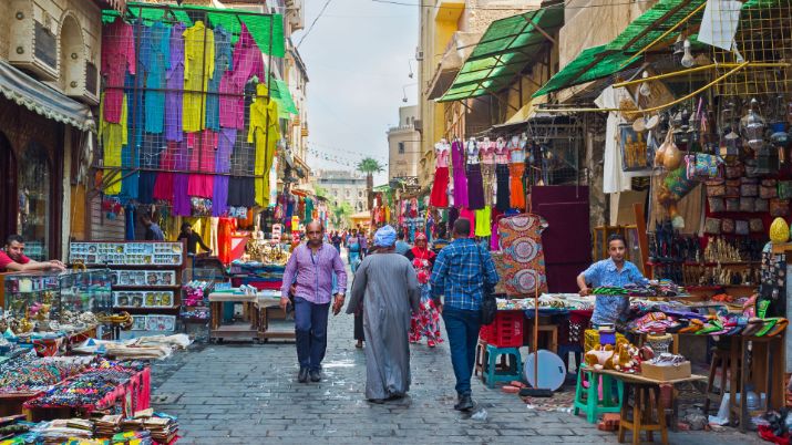 The Khan el-Khalili Bazaar was originally founded in 1382 by Emir Djaharks el-Khalili, an Egyptian military leader at the time