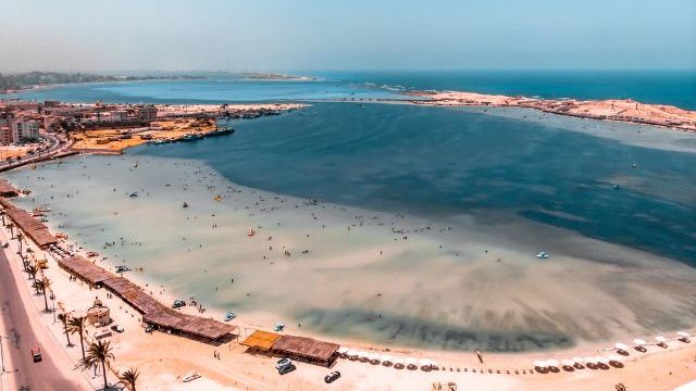 Beautiful beach scenery in Marsa Matruh