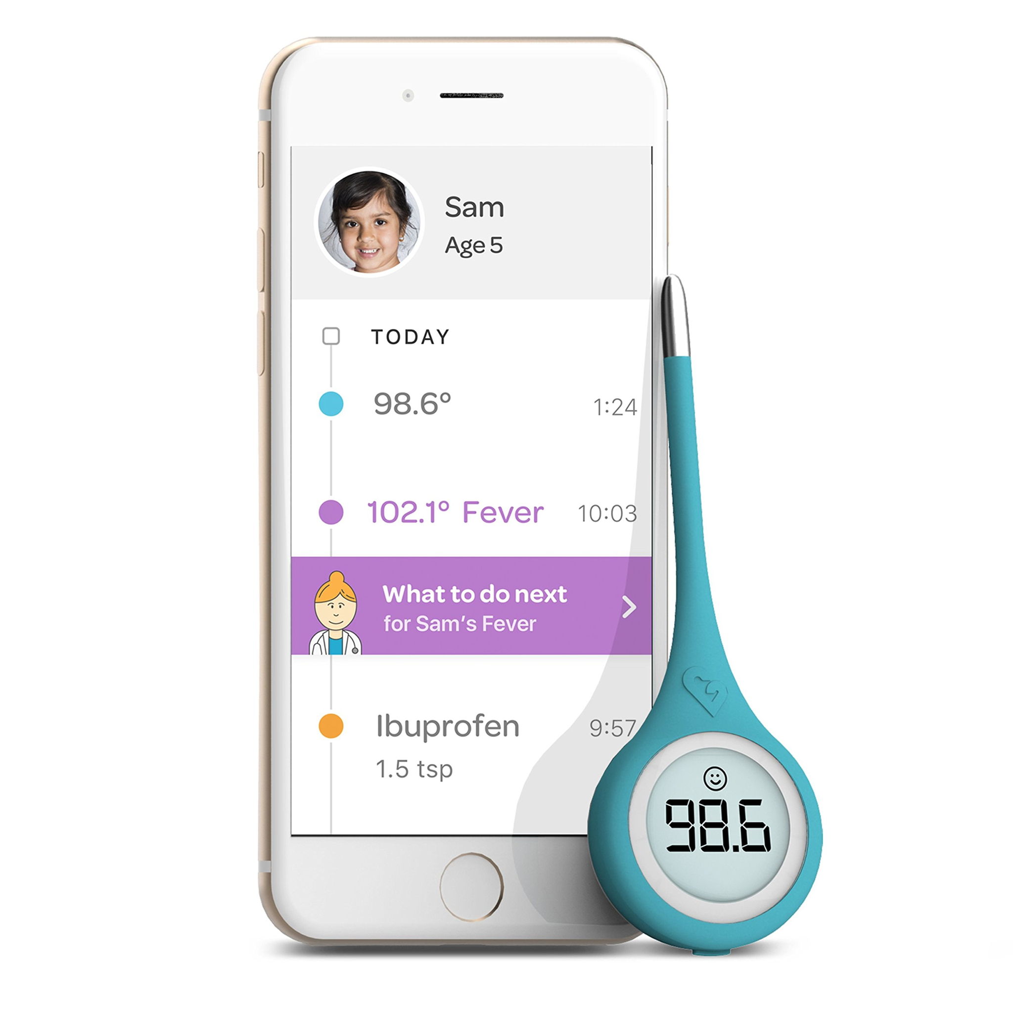 kinsa digital smart ear thermometer