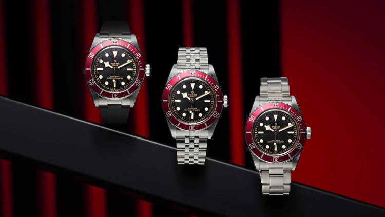 Tudor submariner red bezel top