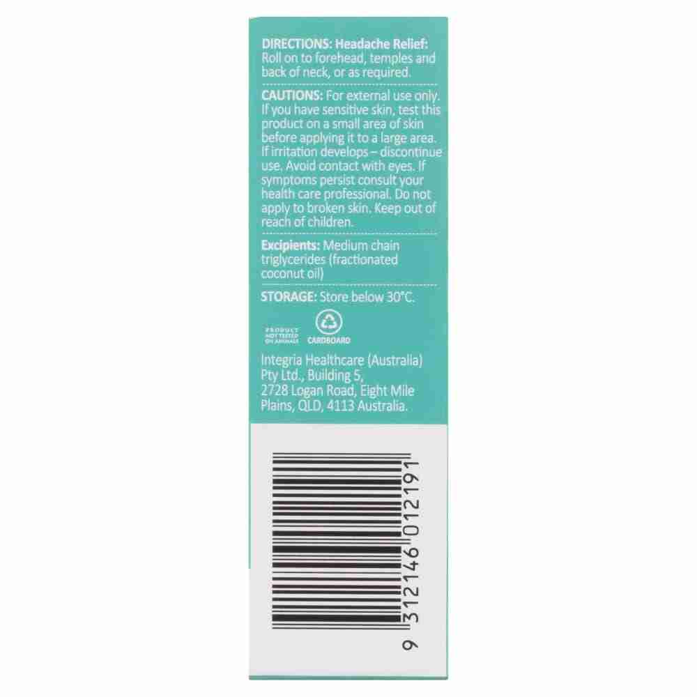 Thursday Plantation Peppermint Headache Pain Relief Roll On 9mL - Image 4