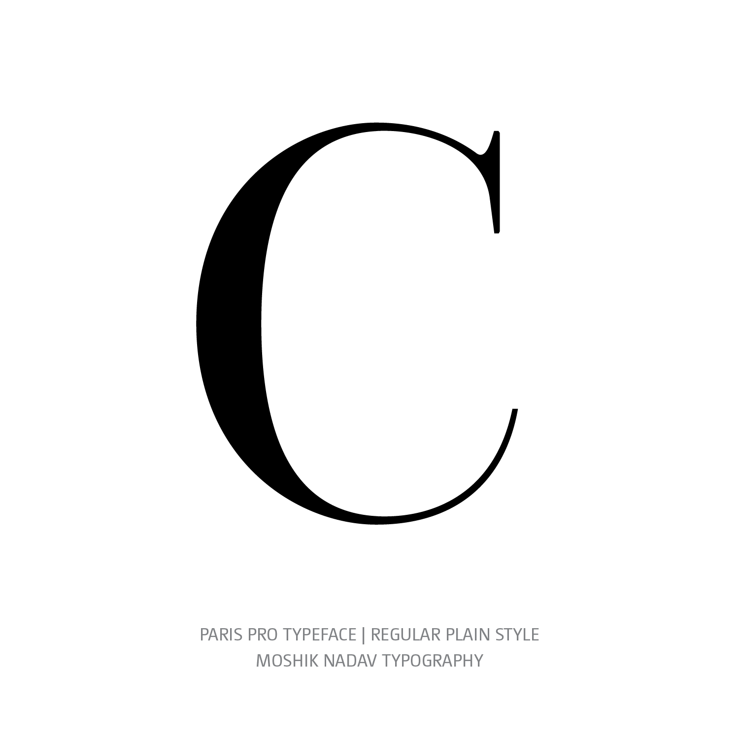 Paris Pro Typeface Regular Plain C