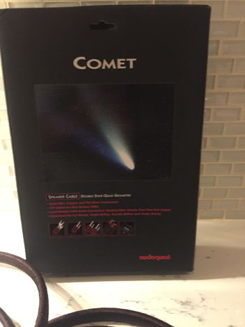 audioquest Comet . 7.2dbs biwire , 7ft signature spade ...
