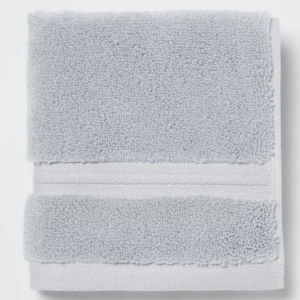 Spa Plush Washcloth Towel - Threshold™: Light Blue