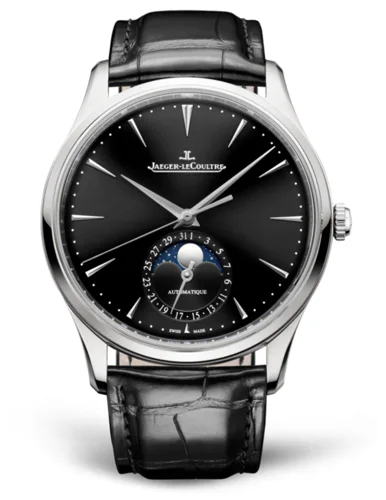 Jaeger-LeCoultre Master Ultra Thin Moon Moon Phase Black dial Box and Papers 2022