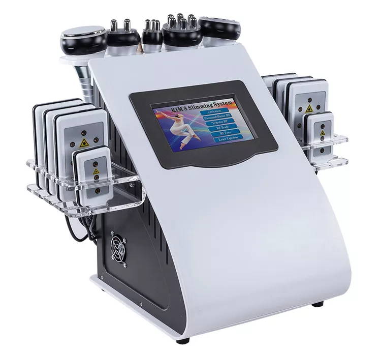 BRÜUN 6 in 1 Cavitation Machine Body Sculpting Laser Lipo Ultrasound for Body Fat Removal for Beauty Salon & Spa Equipment