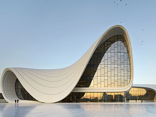 Photo du centre Heydar Aliyev de Zaha Hadid