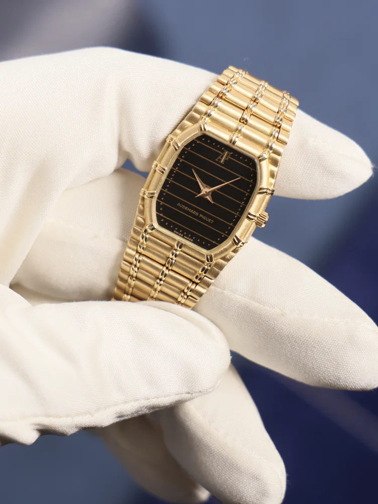 Vintage bamboo Watch 18k Yellow Gold Only Box, image 1 Vintage bamboo Watch 18k Yellow Gold Only Box, image 1