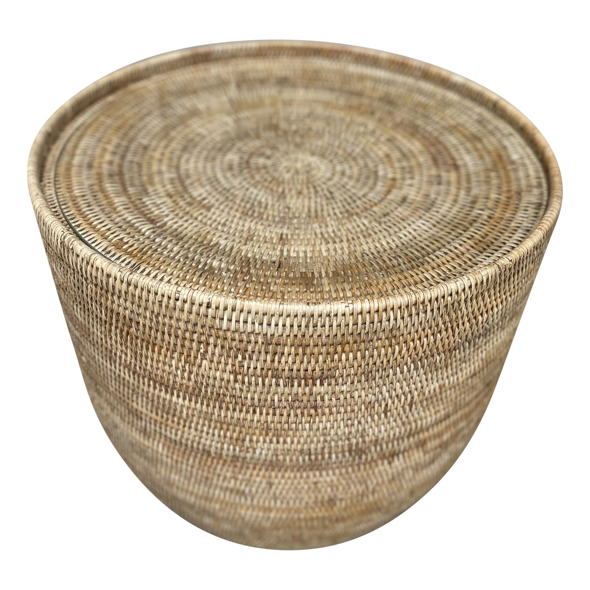 Mandalay Side Table w/glass