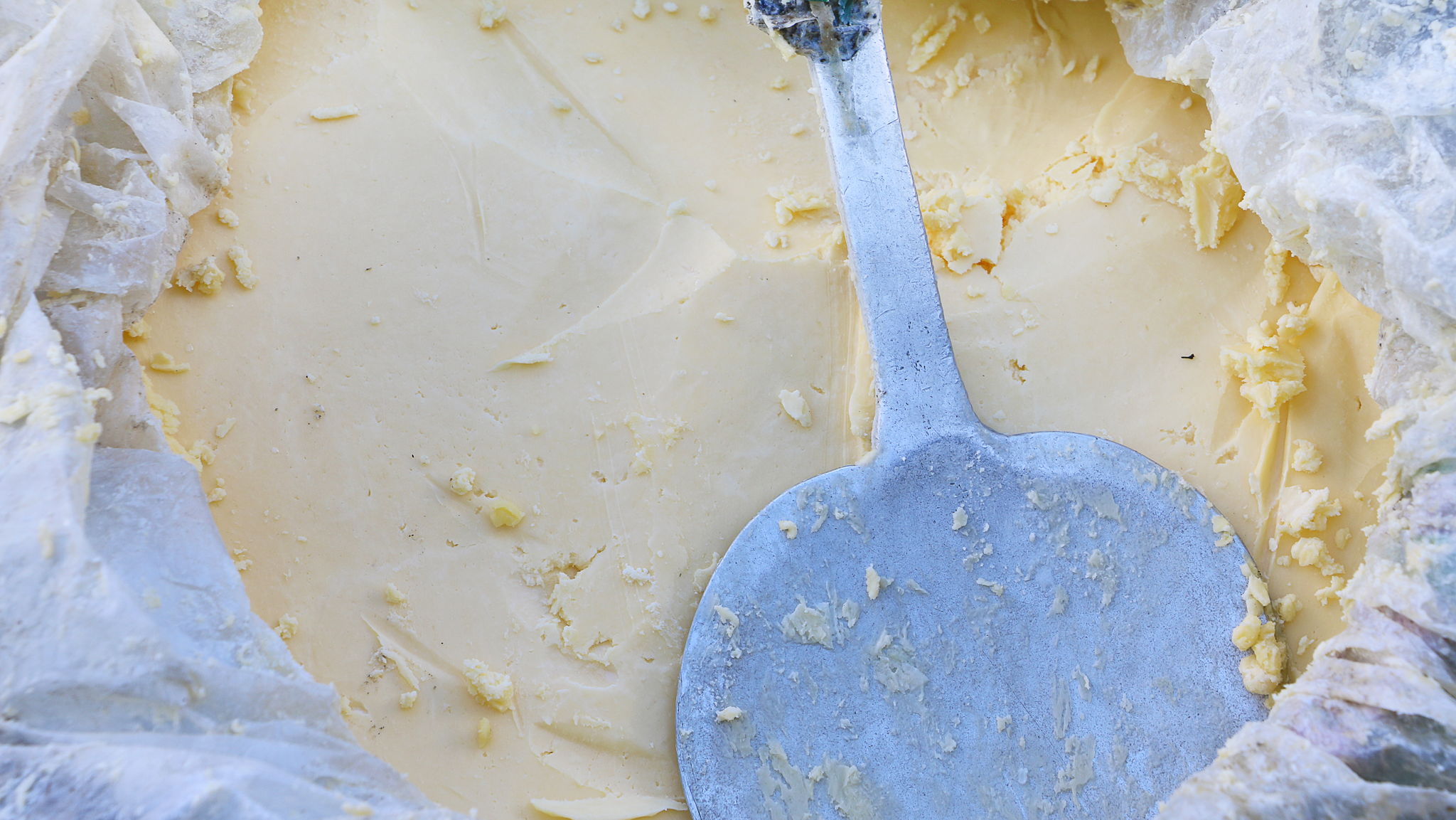 cheese made from the milk of cows and yaks