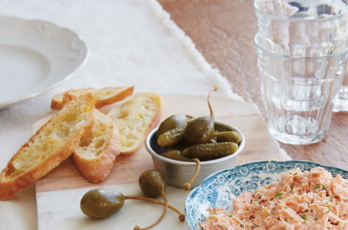 Rillettes de truite au bacon