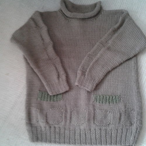 RAVANUSA, a pullover/tunic with pockets for ladies
