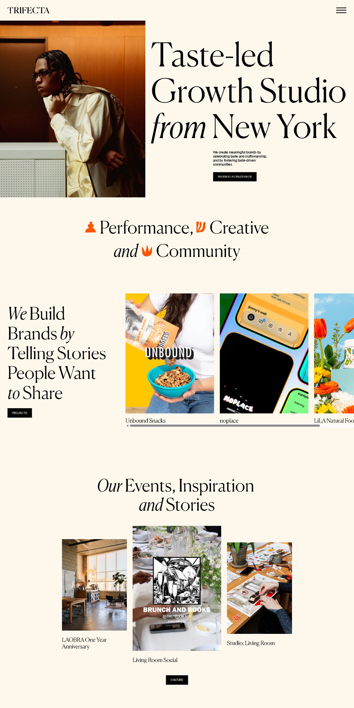 Screenshot of Ttifecta, from the homepage examples collection.