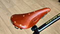 Selle de velo marron