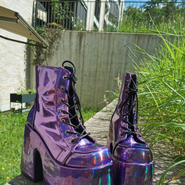 Demonia boots Holo Grösse 38