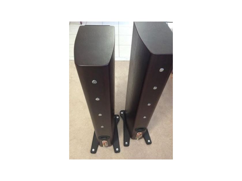 Brand New In Box Monitor Audio GX200 Floor Standing Speakers Walnut Color Brand New In Box