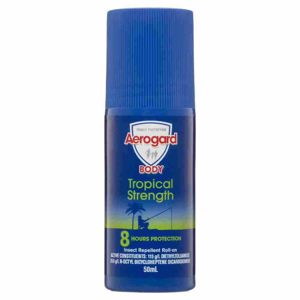 Aerogard Tropical Strength Insect Repellent Roll On 50ml