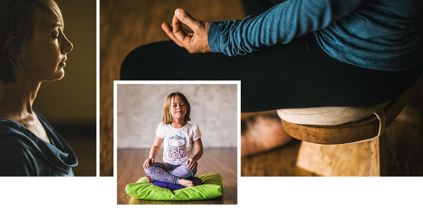 Meditation chairs, benches and cushions for your practice