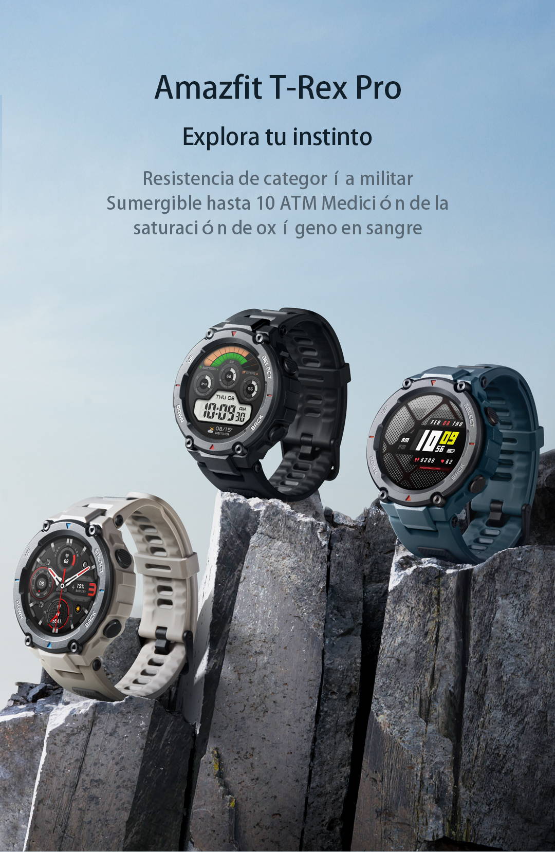Reloj inteligente hombre smart watch Llamada Bluetooth 400 mAh 30 Days  Standby VS t rex pro IP67 a prueba de agua – Tienda Online