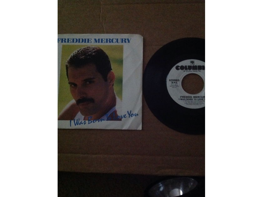 Freddie Mercury - I Was Born To Love You Columbia Records Promo 45 Single With Picture Sleeve NM
