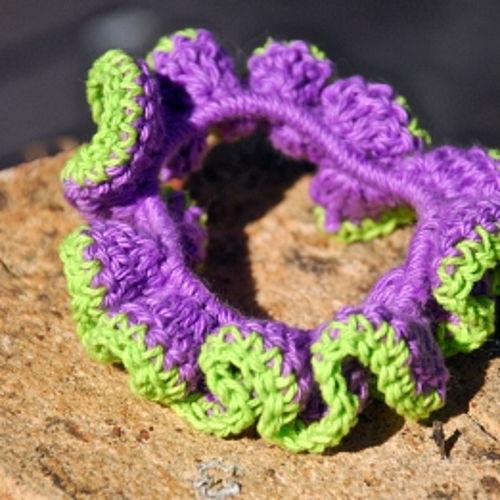 Koraalrif scrunchies