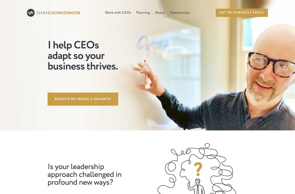 Screenshot of Shane Kinkennon , from the yellow websites collection.