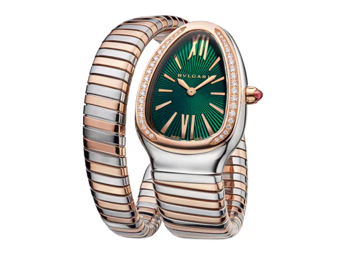 Bulgari Serpenti Tubogas Watch Rose Gold Steel