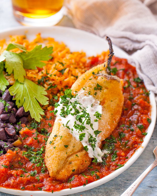 Photo of Classic Smothered Chiles Rellenos 