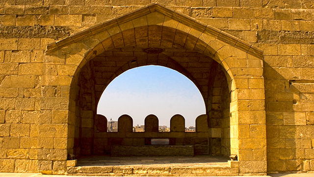 Arch above the Bab Zuweila Gate, Cairo, Egypt