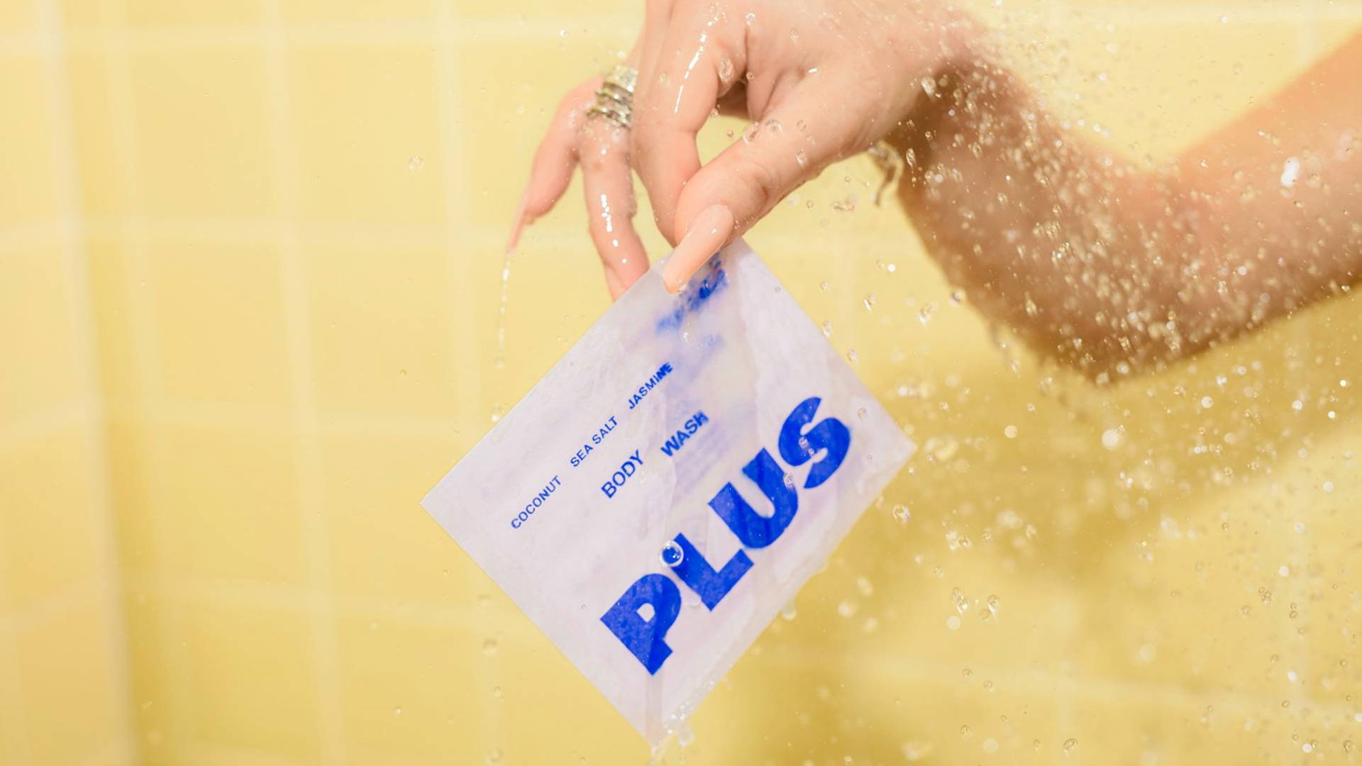 Featured image for Plus is a Waste-Free Body Wash That Comes In Dissolvable Packaging