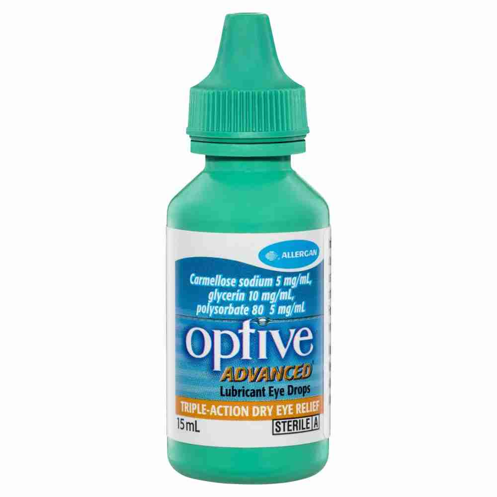 Optive Advanced Lubricant Eye Drops 15Ml - Image 4