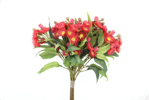 Dark Pink Gum Blossom Stem - Realistic Artificial Flowers - Image 3
