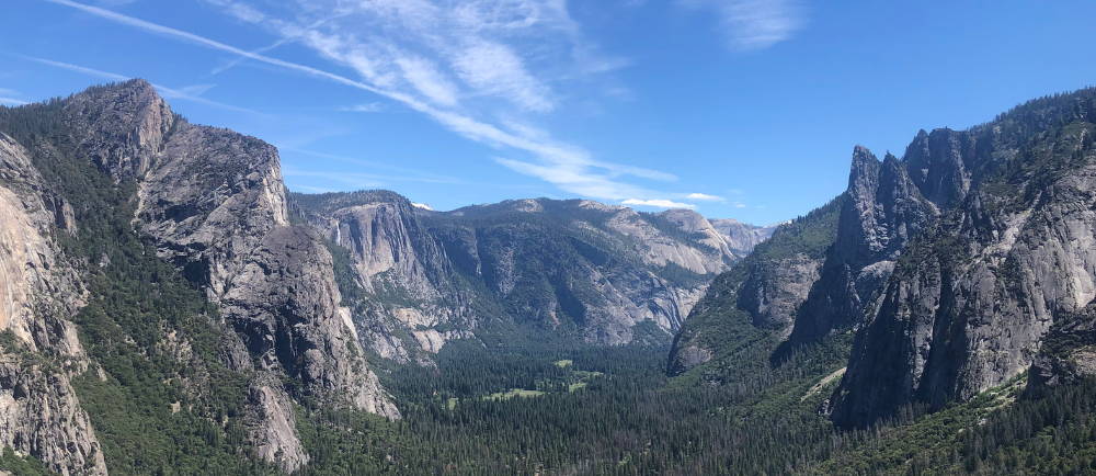 Yosemite Valley as seen from Church Tower