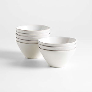 Marin White Cereal Bowl + Reviews | Crate & Barrel
