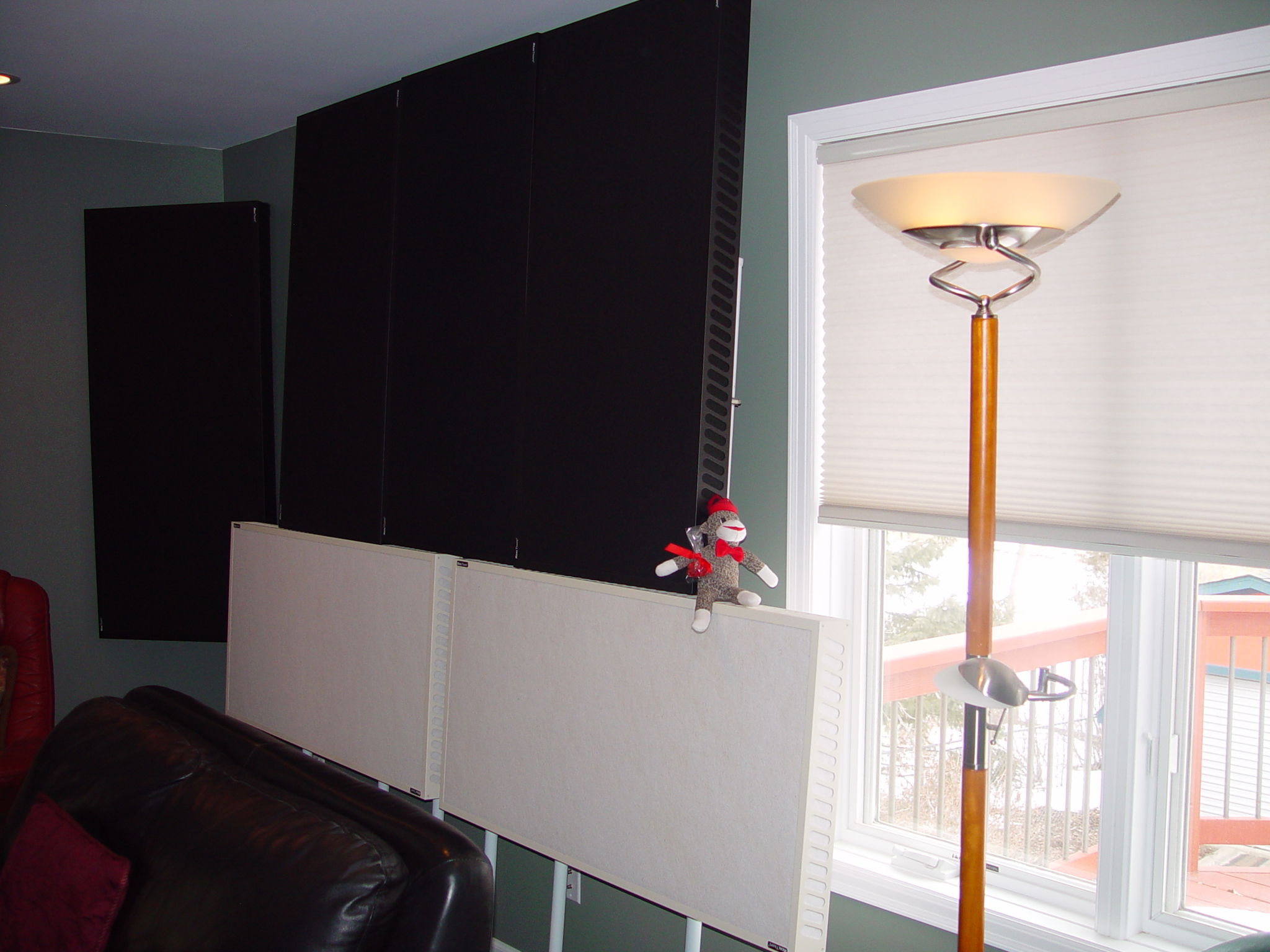 Rear wall - Real Traps acoustic treatment