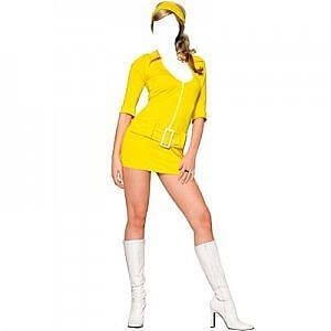 Бесплатный PSD исходник для монтажа в Фотошоп - девушка 80-х