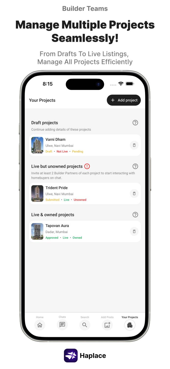 Bottom navigation developers developer - Suraj P.'s portfolio image