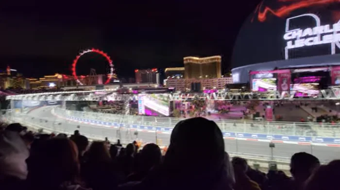 T-Mobile Zone at Sphere view at the Las Vegas Grand Prix