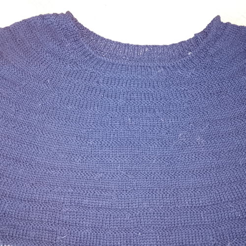 JASPER, pullover with rounded yoke for men