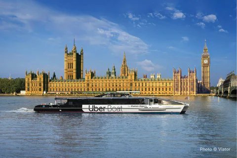 Roundtrip Thames Cruise Uber Boat by Thames Clippers