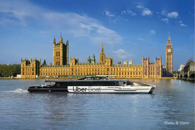 Roundtrip Thames Cruise Uber Boat by Thames Clippers