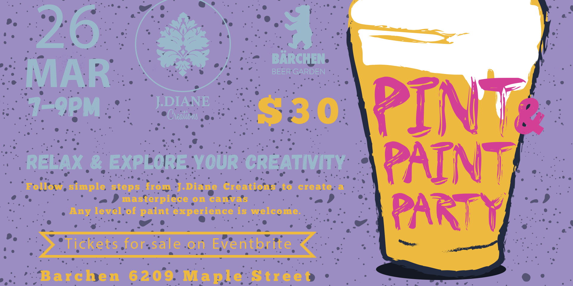 Pint & Paint Party promotional image