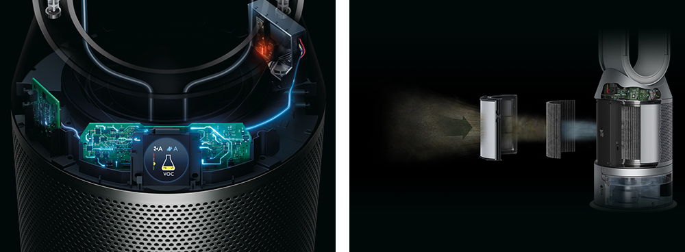 Dyson Purifier Humidify+Cool™ PH03 WSが自動検知