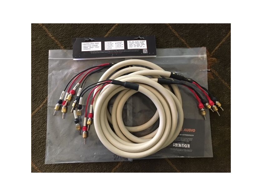 Cardas Audio Neutral Reference Speaker Cables - 3M Bi-wire - Banana/Banana ** REDUCED **
