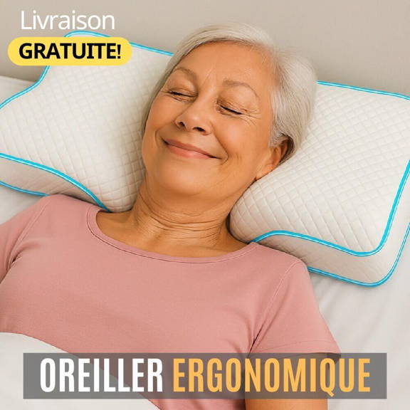 Coussin Cervical à mémoire de forme, Oreiller Ergonomique, Coussin Memoire de Forme, Oreiller Cervical, Oreiller Cervical Orthopedique, Oreiller Memoire de Forme, Coussin Memoire de Forme, Oreiller Cervical
