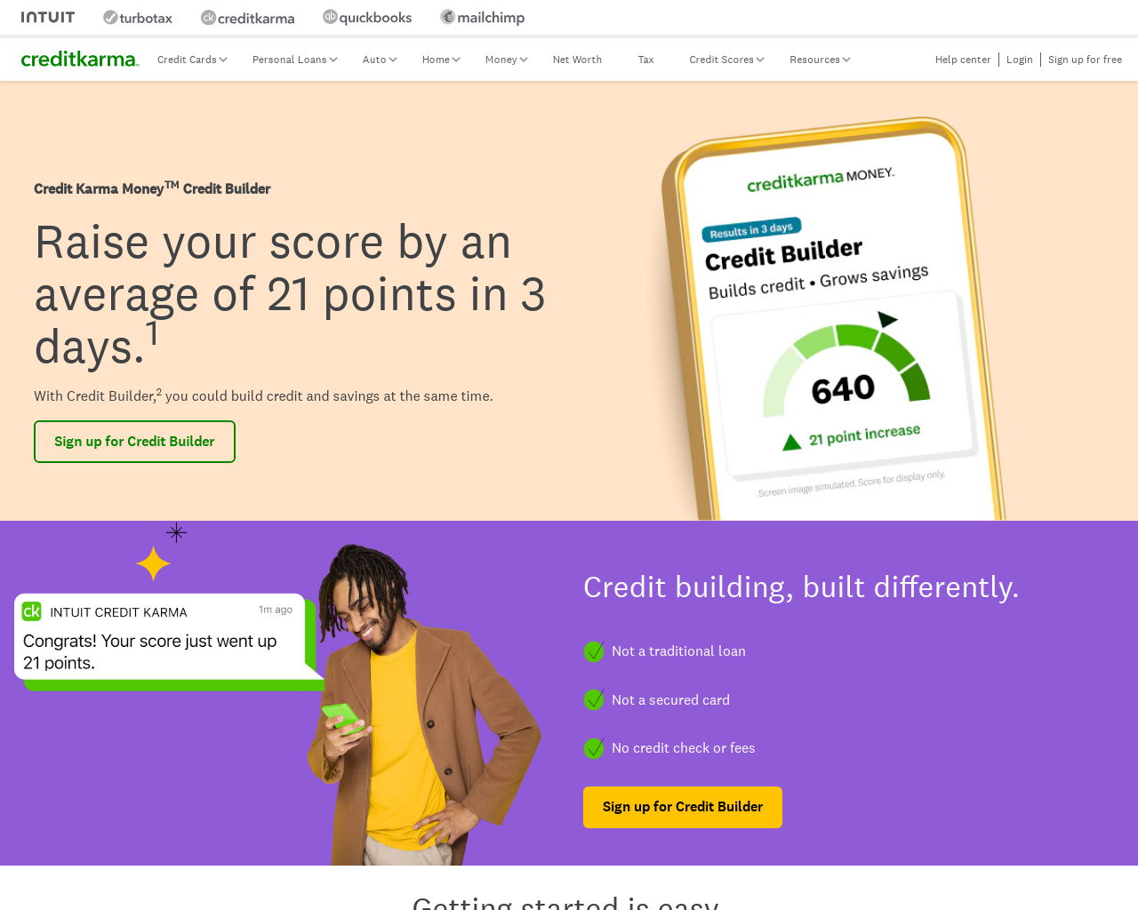 Credit Karma MoneyTM Credit Builder logo