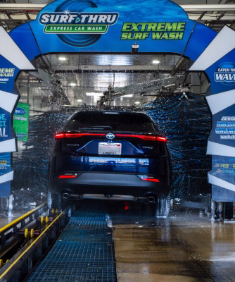 Surf Thru Extreme Surf Wash tunnel
