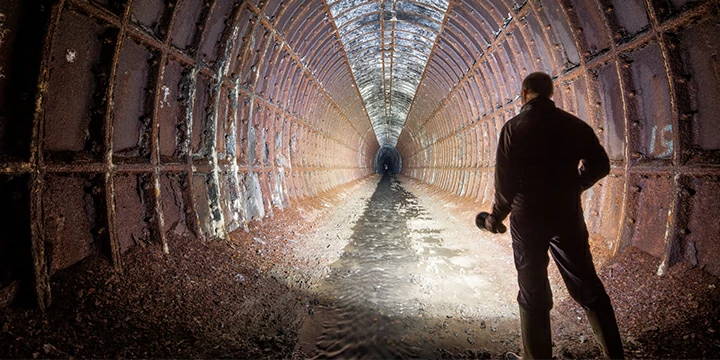 flashlights tunnel